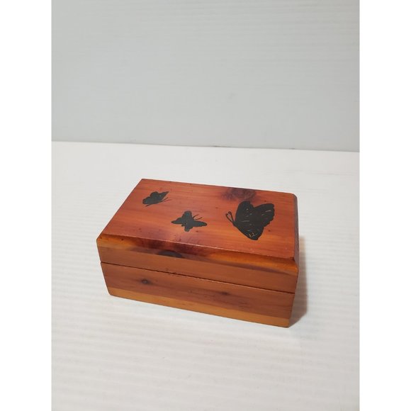 Wooden Keepsake Box, Wooden Chest, Wooden Box, Small Treasure Chest, Woo… - Picture 3 of 10